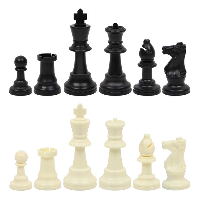 Турнирные шахматные фигуры Leap, 34 шт от компании Интернет-гипермаркет «MOLL» - фото 1