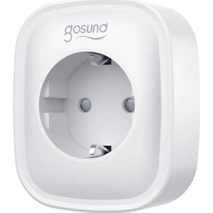 Умная розетка Gosund Smart Plug SP1, Wi-Fi, 16А, расписание, таймер, огнеупорная от компании Интернет-гипермаркет «MOLL» - фото 1