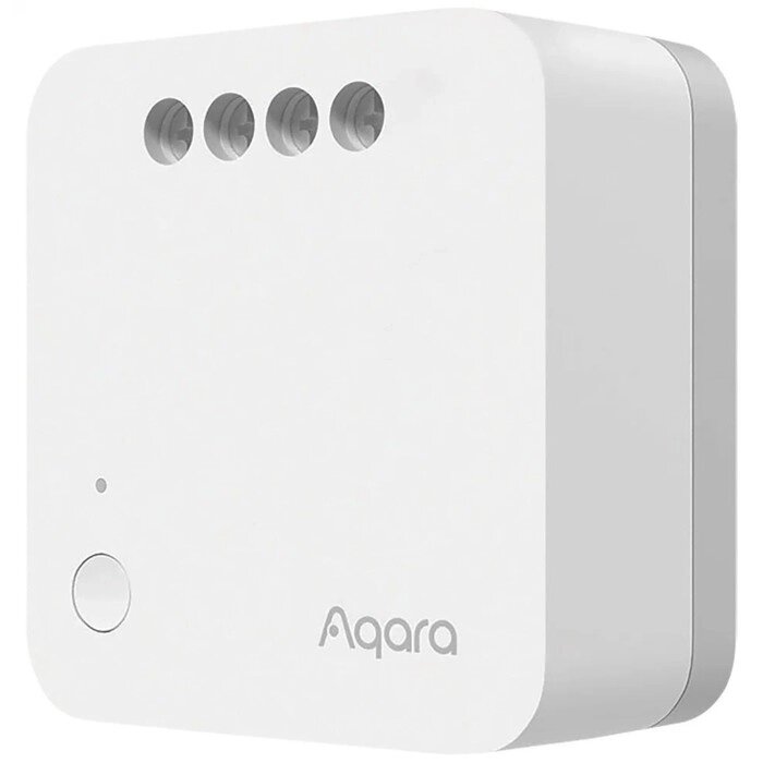 Управляемое реле Aqara Single Switch Module T1 SSM-U01, одноканальное, с нейтралью, ZigBee от компании Интернет-гипермаркет «MOLL» - фото 1