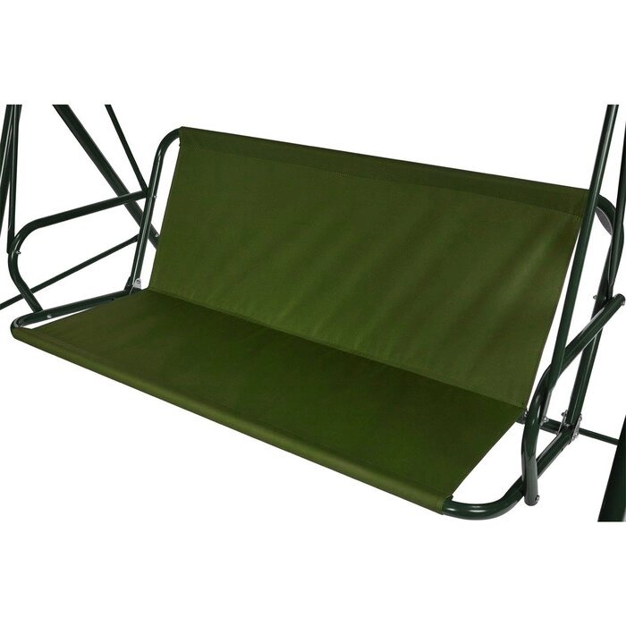 Усиленное тканевое сиденье для садовых качелей 110x50/45 см, оксфорд 600, олива от компании Интернет-гипермаркет «MOLL» - фото 1