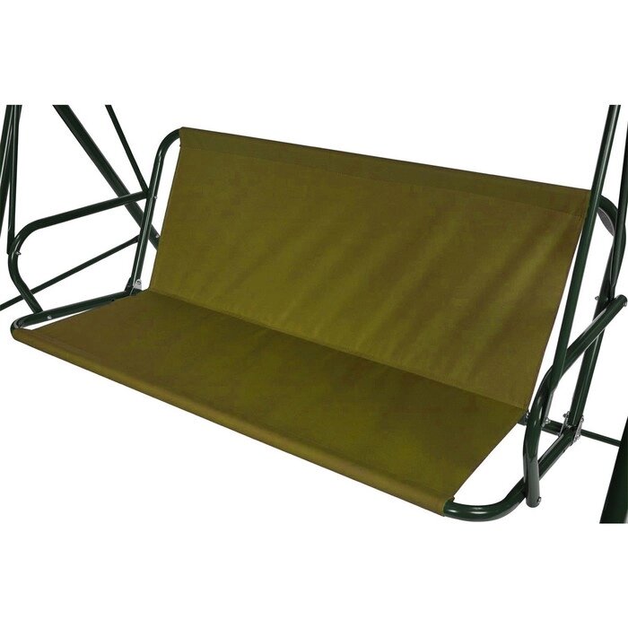 Усиленное тканевое сиденье для садовых качелей 130x50/44 см, оксфорд 600, олива от компании Интернет-гипермаркет «MOLL» - фото 1