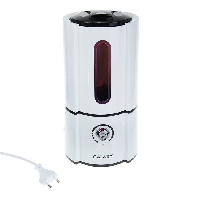 Увлажнитель воздуха Galaxy GL 8003, ультразвуковой, 35 Вт, 2.5 л, 20 м2, белый от компании Интернет-гипермаркет «MOLL» - фото 1