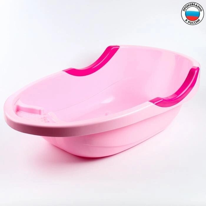 Ванна детская "Малышок", цвет розовый от компании Интернет-гипермаркет «MOLL» - фото 1