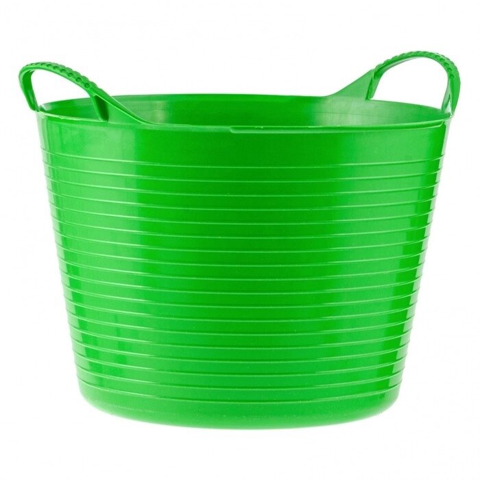Ванна хозяйственная, гибкая, 14 л, d-32,5 см, зеленая от компании Интернет-гипермаркет «MOLL» - фото 1