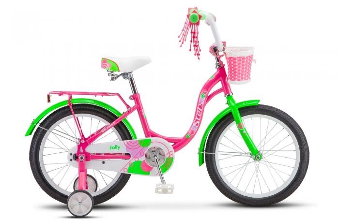 Велосипед 18 Stels Jolly V010 Пурпурный/зеленый, LU084749 от компании Интернет-гипермаркет «MOLL» - фото 1