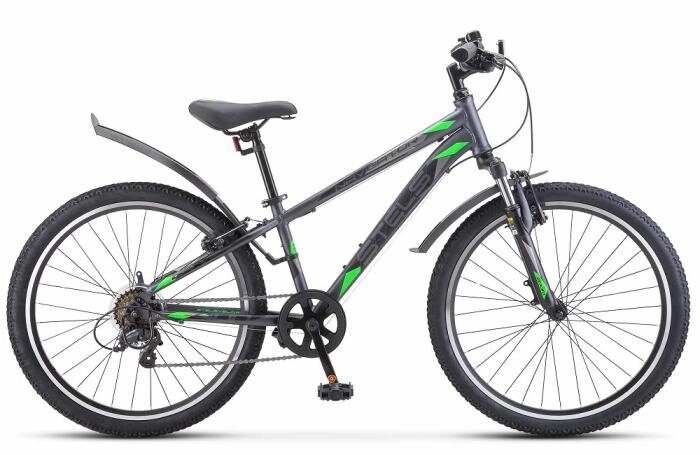 Велосипед 24 Stels Navigator 400 V F020 (рама 12) Серый/зеленый, LU097253 от компании Интернет-гипермаркет «MOLL» - фото 1
