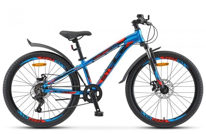 Велосипед 24 Stels Navigator 440 MD V010 (рама 11) (ALU рама) Синий, LU088236 от компании Интернет-гипермаркет «MOLL» - фото 1