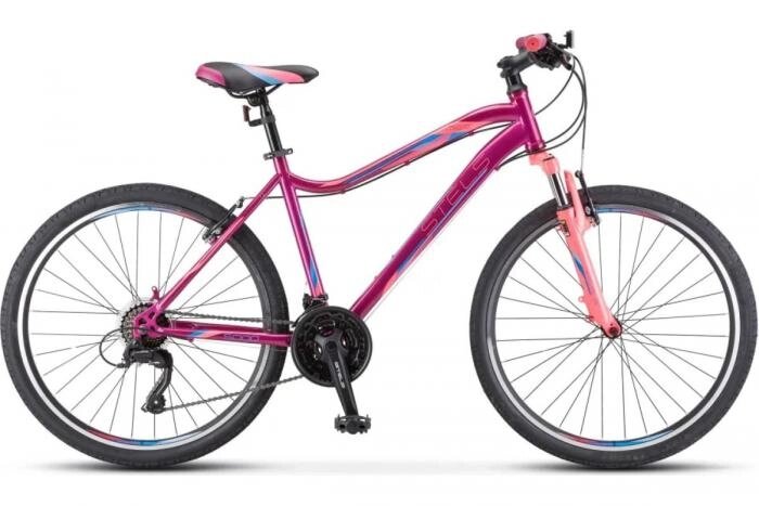 Велосипед 26 Stels Miss 5000 V (рама 16) V050 Фиолетовый/розовый, LU089376 от компании Интернет-гипермаркет «MOLL» - фото 1