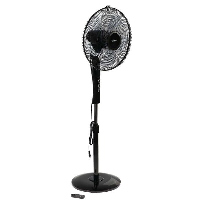 Вентилятор Centek CT-5016, напольный, 65 Вт, 1.3 м, 43 см, ПДУ, таймер, черный от компании Интернет-гипермаркет «MOLL» - фото 1