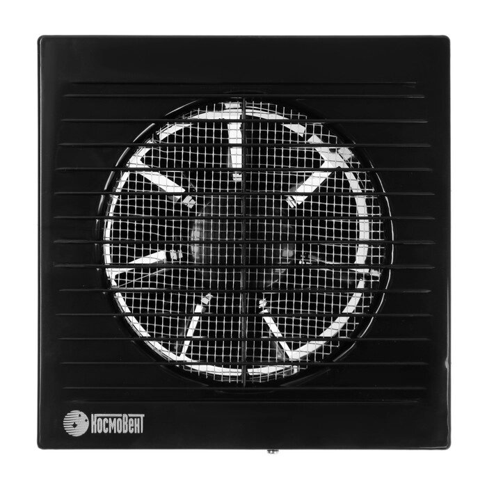 Вентилятор вытяжной "КосмоВент" В125, d=125 мм, 12 Вт, 40 дБ, 188 м/ч, черный от компании Интернет-гипермаркет «MOLL» - фото 1