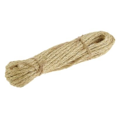 Верёвка сизалевая кручёная 6 мм (15 м) от компании Интернет-гипермаркет «MOLL» - фото 1