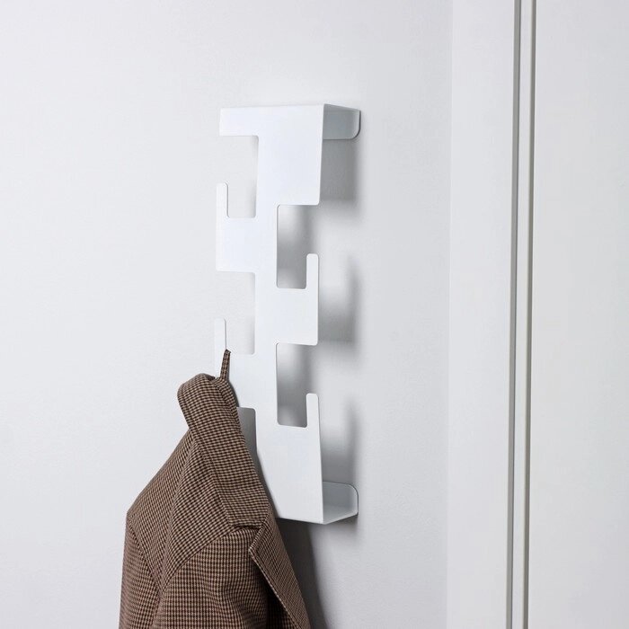 Вешалка для одежды СТОКГОЛЬМ, 13541055 мм, цвет белый от компании Интернет-гипермаркет «MOLL» - фото 1
