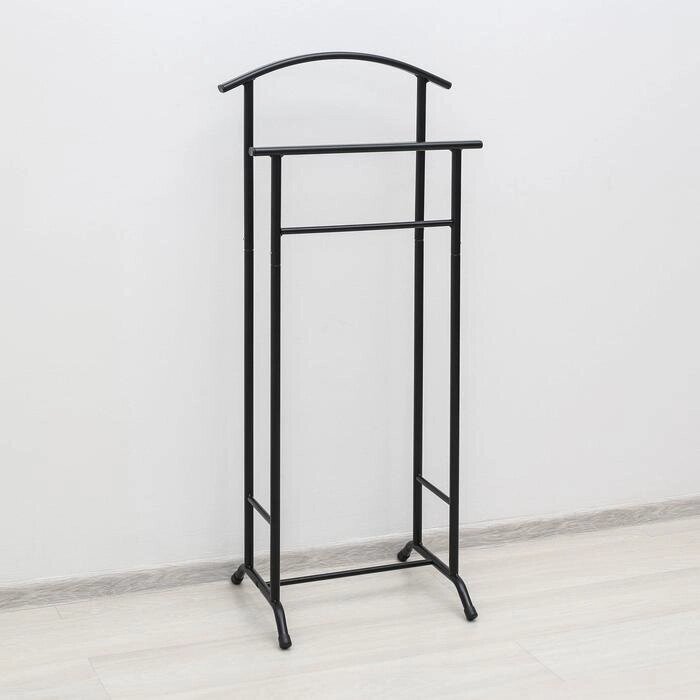Вешалка гардеробная "Стиль-3", 4734,8108 см, цвет чёрный от компании Интернет-гипермаркет «MOLL» - фото 1