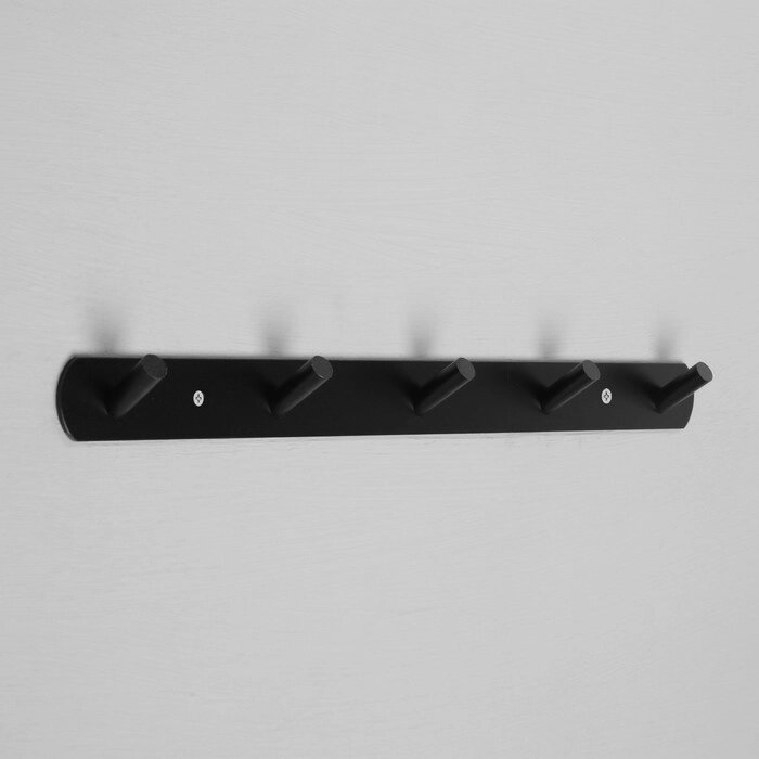 Вешалка с пятью крючками CAPPIO VC101, цвет черный от компании Интернет-гипермаркет «MOLL» - фото 1