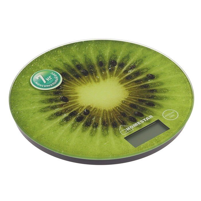 Весы кухонные HOMESTAR HS-3007, электронные, до 7 кг, зелёные от компании Интернет-гипермаркет «MOLL» - фото 1