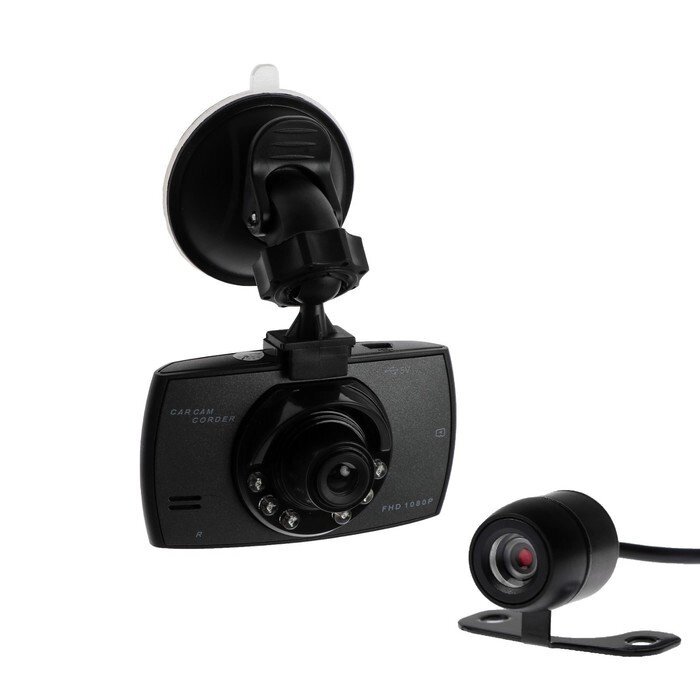 Видеорегистратор TORSO, 2 камеры, HD 19201080P, TFT 2.4, обзор 120° от компании Интернет-гипермаркет «MOLL» - фото 1