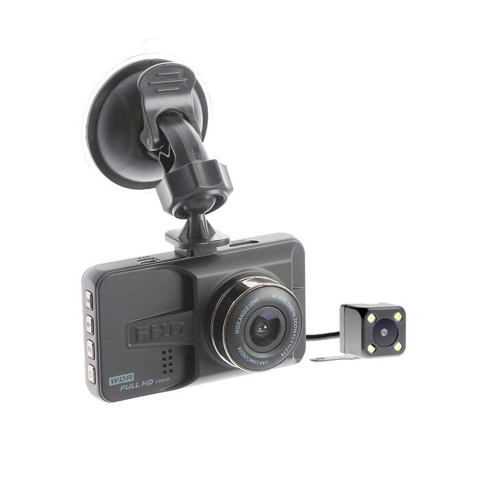 Видеорегистратор TORSO Premium 2 камеры, HD 19201080P, TFT 3.0, обзор 160° от компании Интернет-гипермаркет «MOLL» - фото 1