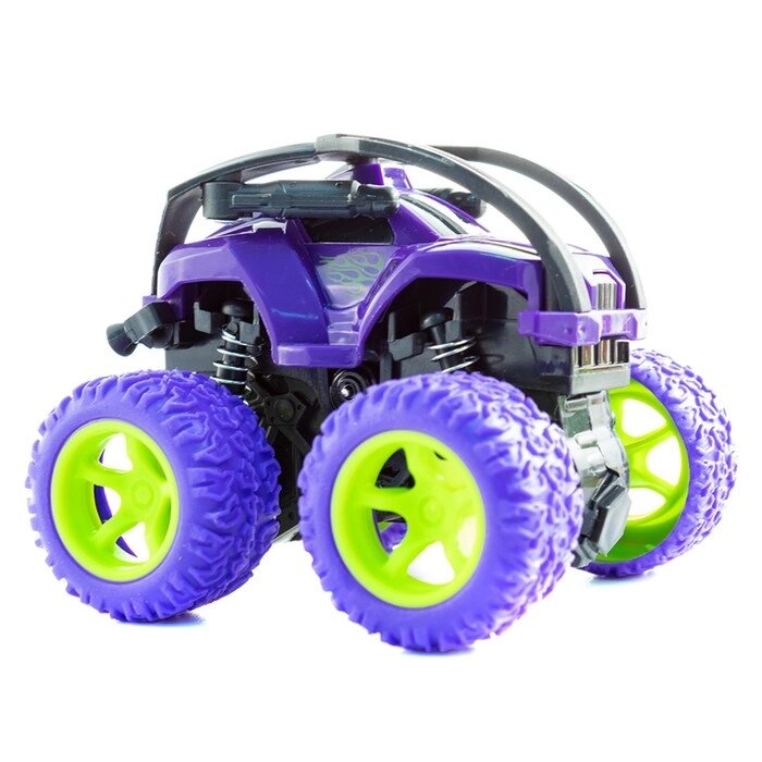 Внедорожник-перевертыш Big Wheels в дисплее, цвет фиолетовый от компании Интернет-гипермаркет «MOLL» - фото 1
