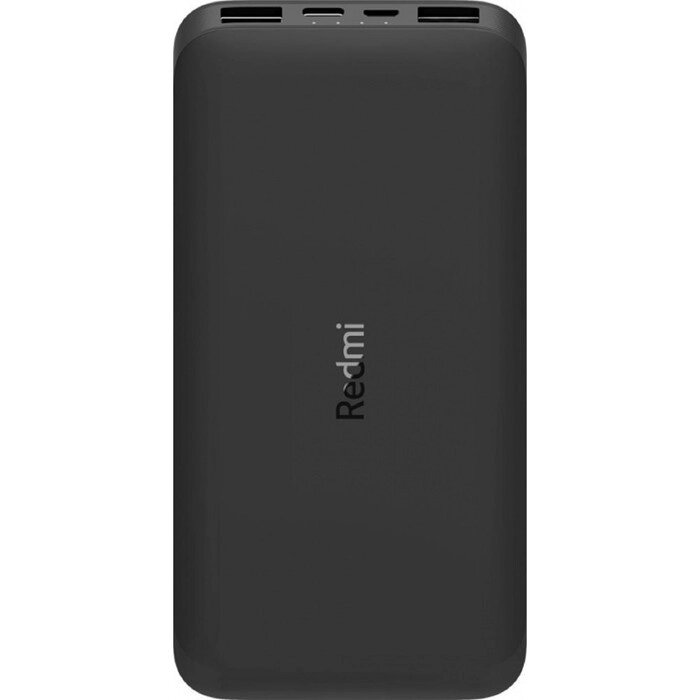 Внешний аккумулятор 10000mAh Redmi Power Bank, черный (VXN4305GL) от компании Интернет-гипермаркет «MOLL» - фото 1