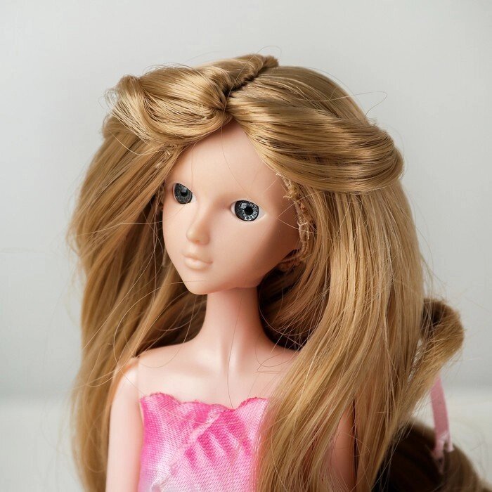 Волосы для кукол "Волнистые с хвостиком" размер маленький, цвет 16 от компании Интернет-гипермаркет «MOLL» - фото 1