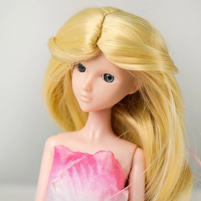 Волосы для кукол "Волнистые с хвостиком" размер маленький, цвет 613 от компании Интернет-гипермаркет «MOLL» - фото 1