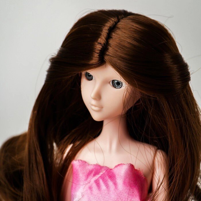 Волосы для кукол "Волнистые с хвостиком" размер маленький, цвет 9 от компании Интернет-гипермаркет «MOLL» - фото 1