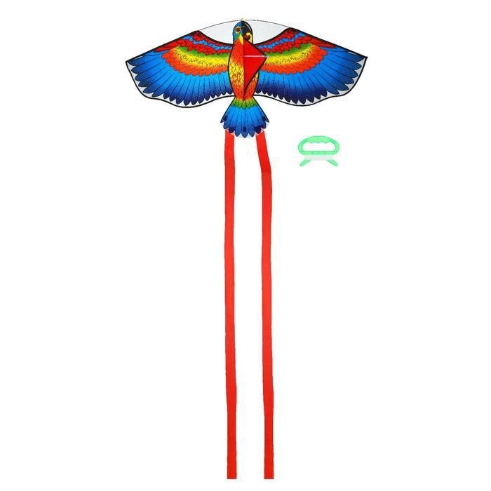 Воздушный змей "Птица", с леской, цвета МИКС от компании Интернет-гипермаркет «MOLL» - фото 1