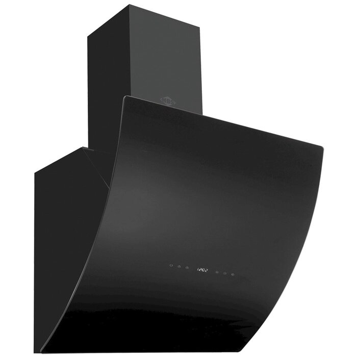Вытяжка MBS FREESIA 160 GLASS BLACK, наклонная, 1030 м3/ч, 3 скорости, 60 см, чёрная от компании Интернет-гипермаркет «MOLL» - фото 1