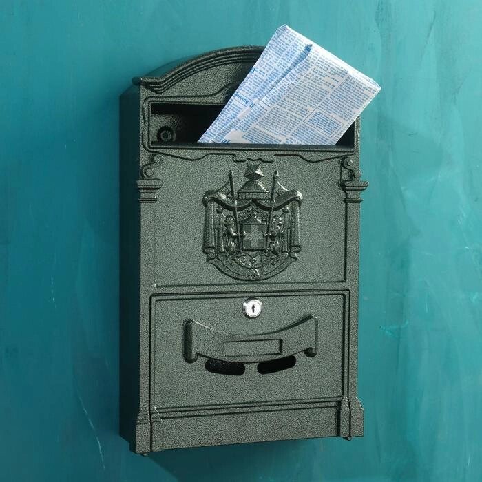 Ящик почтовый №4010, тёмно-зелёный от компании Интернет-гипермаркет «MOLL» - фото 1