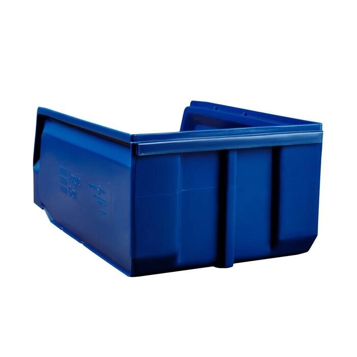 Ящик полимерный многооборотный, 22.403, 35х22,5х15см, синий от компании Интернет-гипермаркет «MOLL» - фото 1