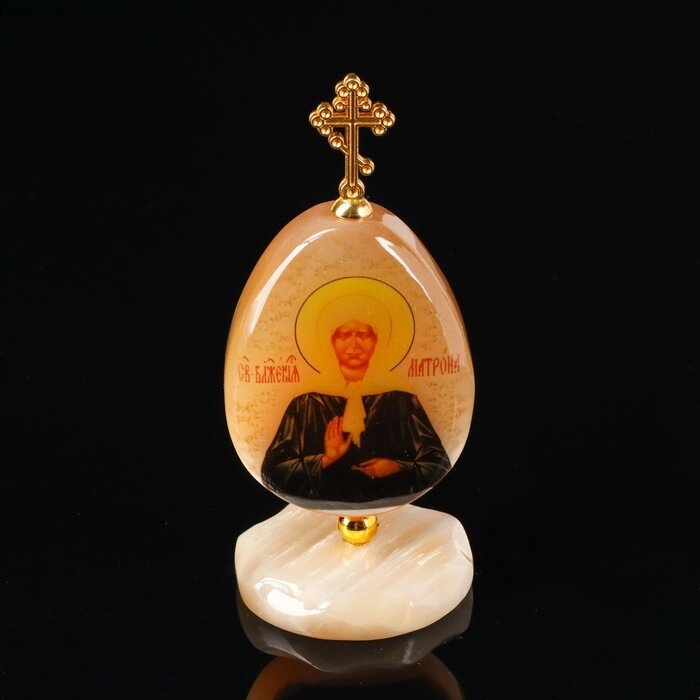 Яйцо "Святая Матрона", на подставке от компании Интернет-гипермаркет «MOLL» - фото 1