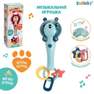 ZABIAKA Музыкальная игрушка "Милый мишка" SL-05942D звук, свет, цвет зелёный