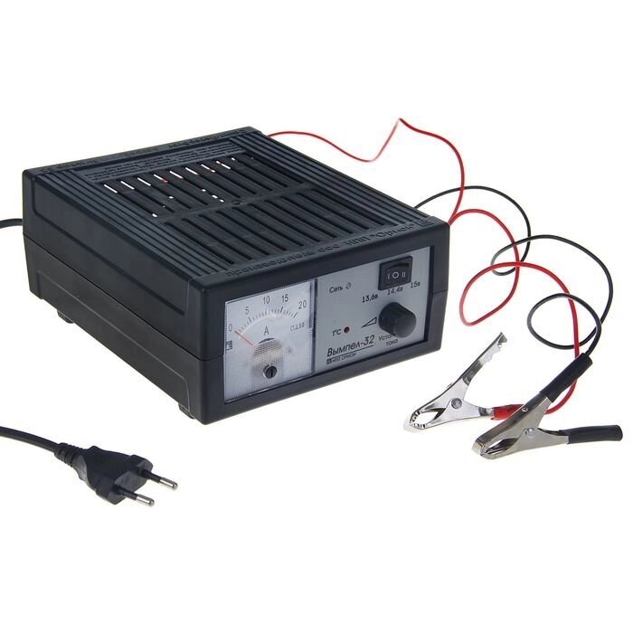 Зарядно-предпусковое устройство "Вымпел-32", 0.8-20 А, 12 В, для гелевых кислотных и AGM АКБ от компании Интернет-гипермаркет «MOLL» - фото 1
