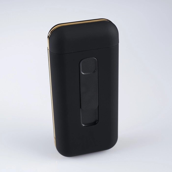 Зажигалка-портсигар электронная "Сиера", спираль, USB. чёрная, 11.5х5.4 см от компании Интернет-гипермаркет «MOLL» - фото 1