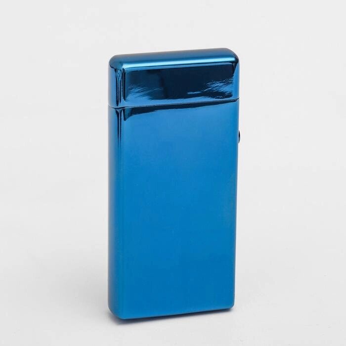 Зажигалка в коробке электронная, темно-синяя, 10х3х10 см от компании Интернет-гипермаркет «MOLL» - фото 1