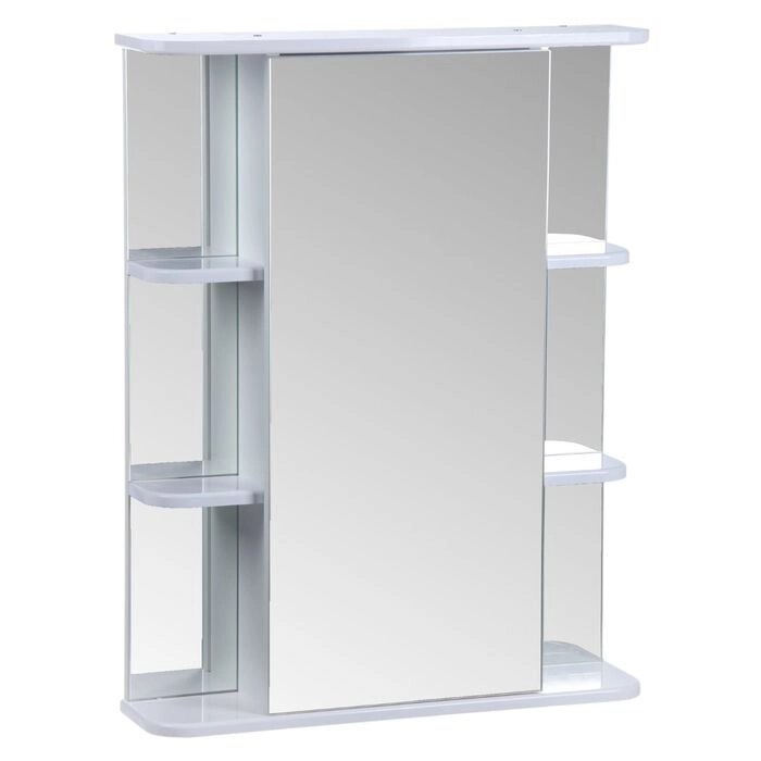 Зеркало-шкаф "Тура", с двумя секциями полок, 65 х 15,4 х 83,2 мм от компании Интернет-гипермаркет «MOLL» - фото 1