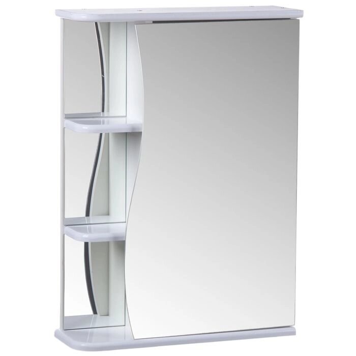 Зеркало-шкаф "Тура", с тремя полками, 55 х 15,4 х 70 см от компании Интернет-гипермаркет «MOLL» - фото 1
