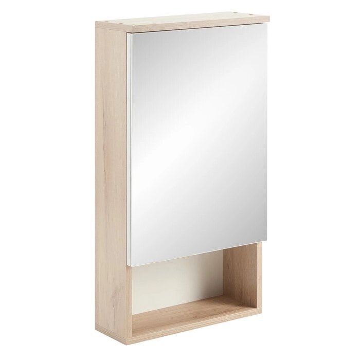 Зеркало-шкаф Вега 4002 белый / дуб кронберг от компании Интернет-гипермаркет «MOLL» - фото 1