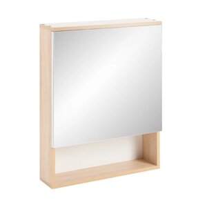Зеркало-шкаф Вега 5502 белый / дуб кронберг