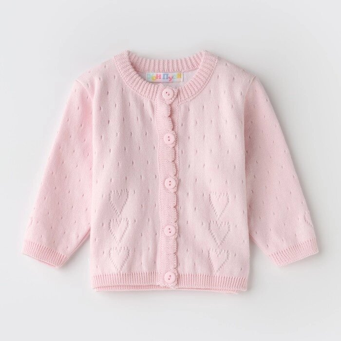 Жакет детский А. 02571, цвет розовый, рост 68-74 (р 22) от компании Интернет-гипермаркет «MOLL» - фото 1
