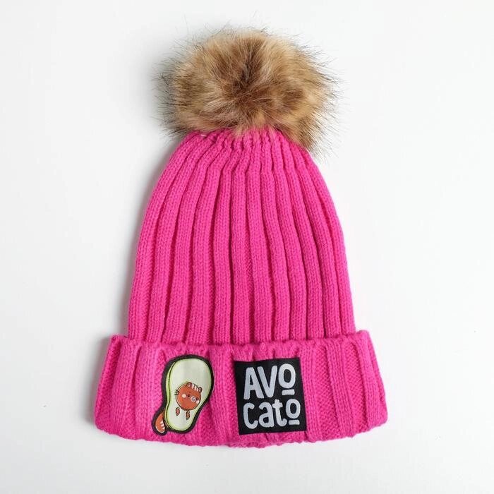 Женская шапка с помпоном Avocato от компании Интернет-гипермаркет «MOLL» - фото 1
