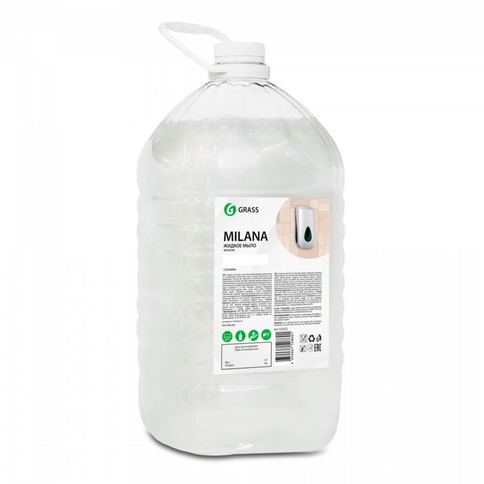 Жидкое мыло Grass Milana "Эконом", 5 л от компании Интернет-гипермаркет «MOLL» - фото 1