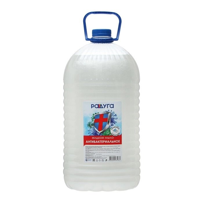 Жидкое мыло "Радуга" антибактериальное, 5 л от компании Интернет-гипермаркет «MOLL» - фото 1