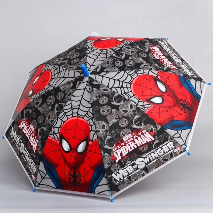 Зонт детский, Человек-паук, 8 спиц d=87см от компании Интернет-гипермаркет «MOLL» - фото 1