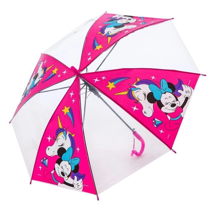 Зонт детский, Минни Маус Единорог, 8 спиц d=86 см от компании Интернет-гипермаркет «MOLL» - фото 1