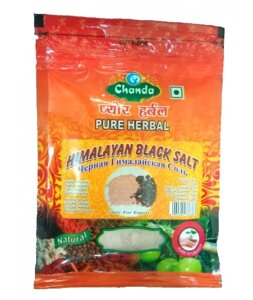 CHANDA Himalayan Black Salt Черная гималайская соль, 100 г