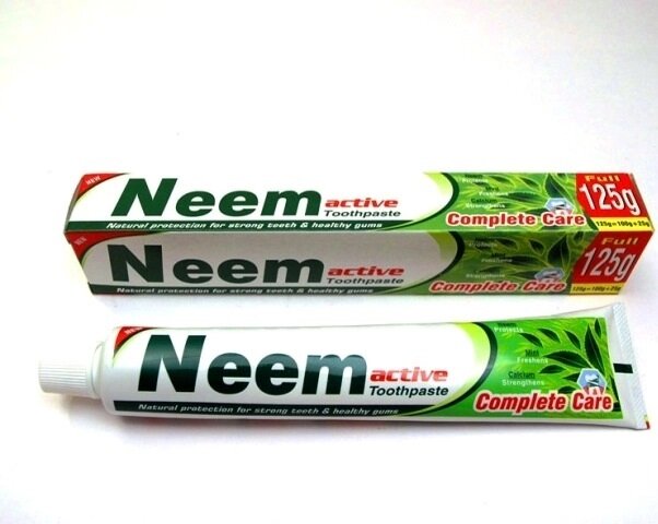 Dabur Зубная паста "Neem aktive" с нимом, 125 г от компании Интернет-магазин ayurvedic by - фото 1