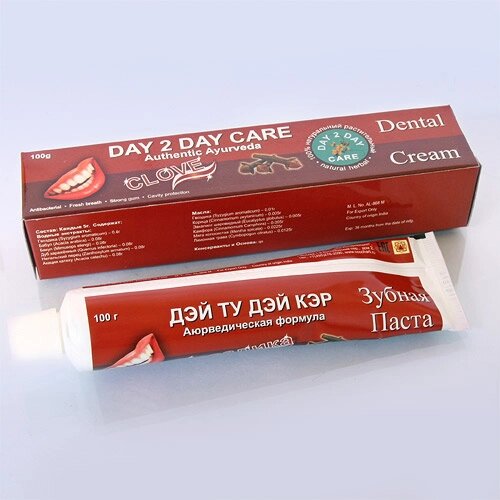 Day 2 Day Care Зубная паста (гвоздика), 100 гр