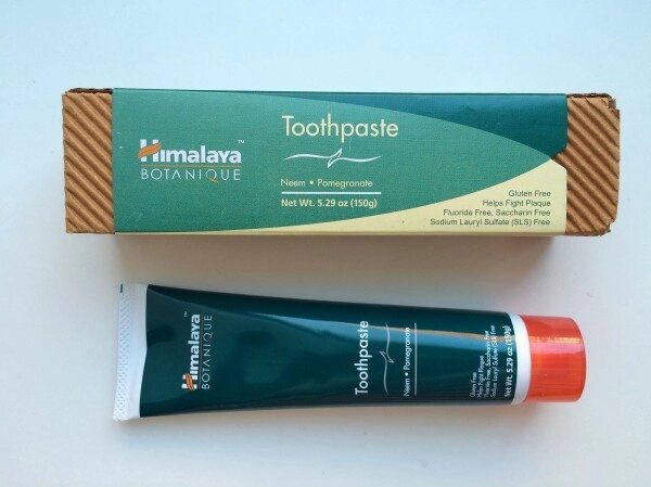 Himalaya Herbal Healthcare, Botanique, зубная паста, ним, гранат,  (150 г) от компании Интернет-магазин ayurvedic by - фото 1