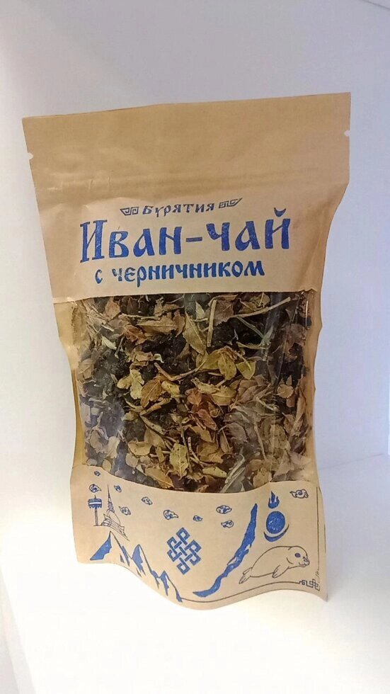 Иван-чай 50 г гранулированный с черничником Байкалия от компании Интернет-магазин ayurvedic by - фото 1